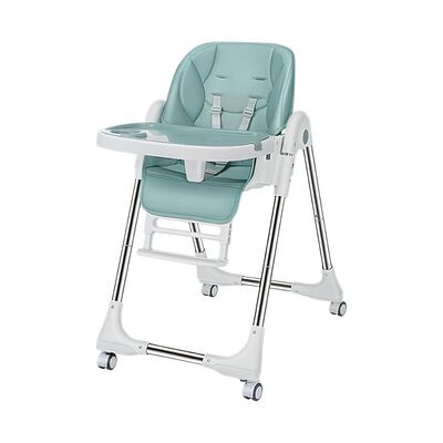 Imagen 1 del producto Silla de Comer Multiposiciones Plegable Verde Lubabycas