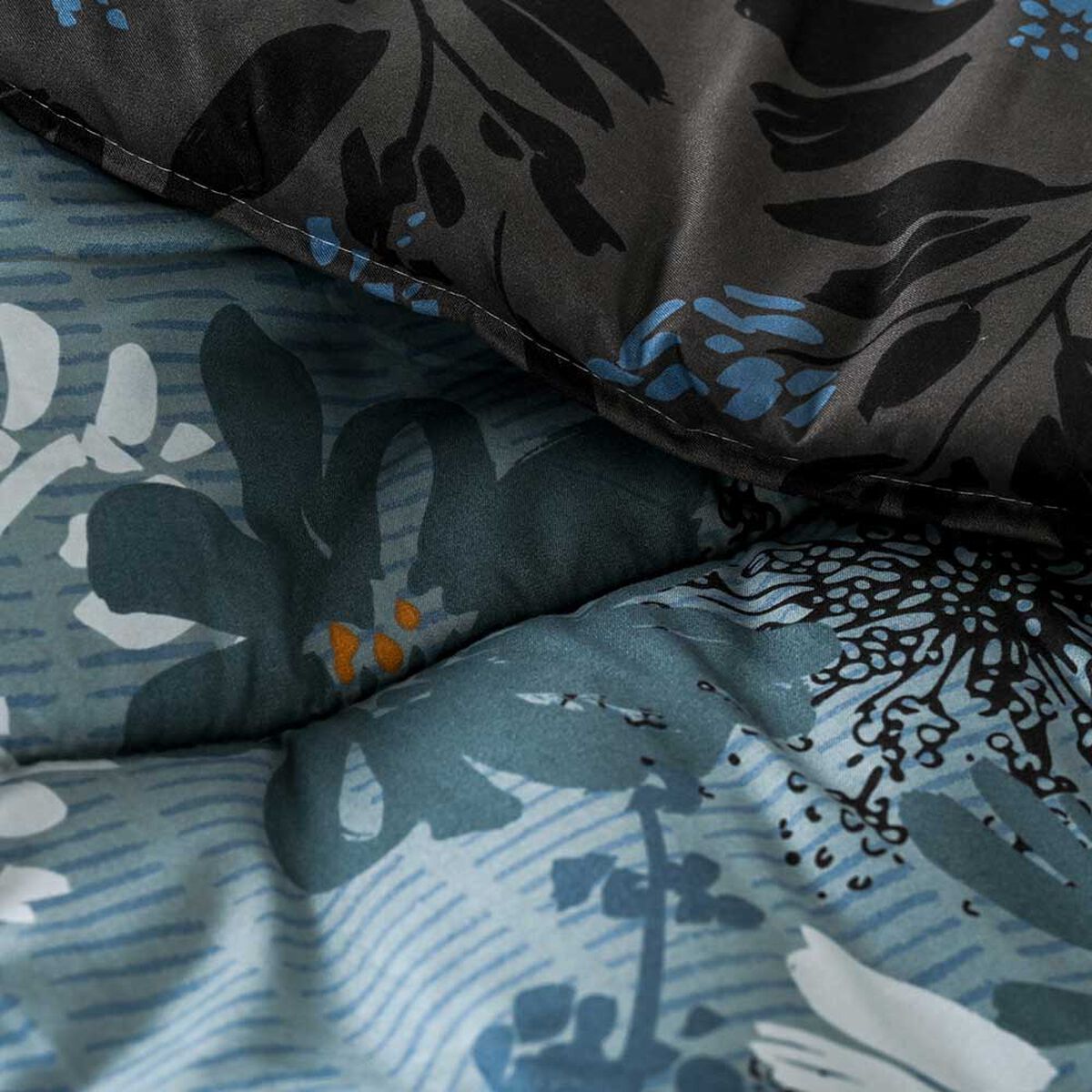 Plumón Estampado Elements & Co 1,5 Plazas Sunflower
