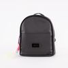 Mochila Lisa Negra Eco Cuero Mujer Icono