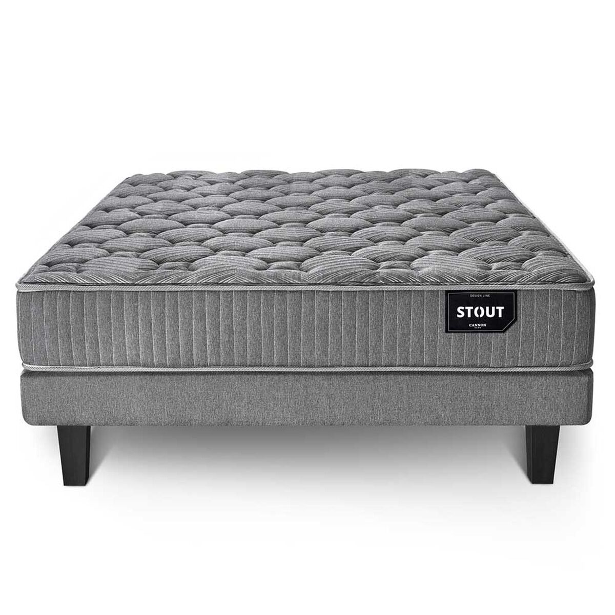 Cama Europea Cannon Base Dividida King Stout