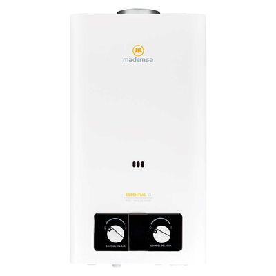 Calefont Gas Licuado Mademsa Essential 13 Eco GL 13 lts.