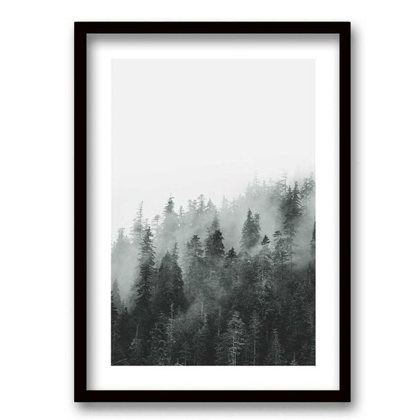 Cuadro Decorativo Retela Bosque BN 70 x 50 cm