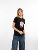 Polera Con Estampado Manga Corta Mujer Icono