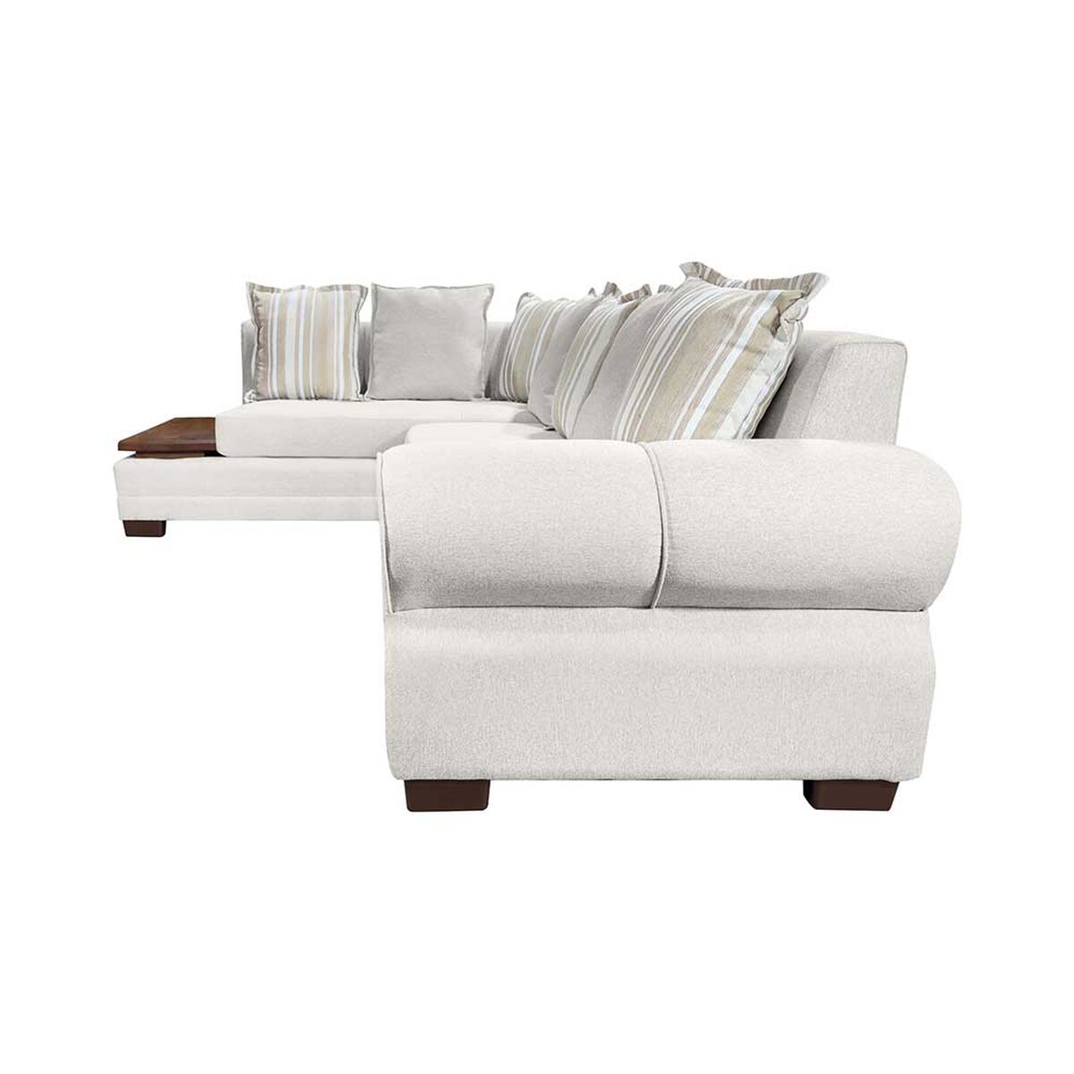 Sofá Seccional Living Factory Dakota 6 Cuerpos Beige