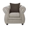 Juego de Living Black Factory Emili Sofá 3 Cuerpos + Dos Sillones 1 Cuerpo Beige