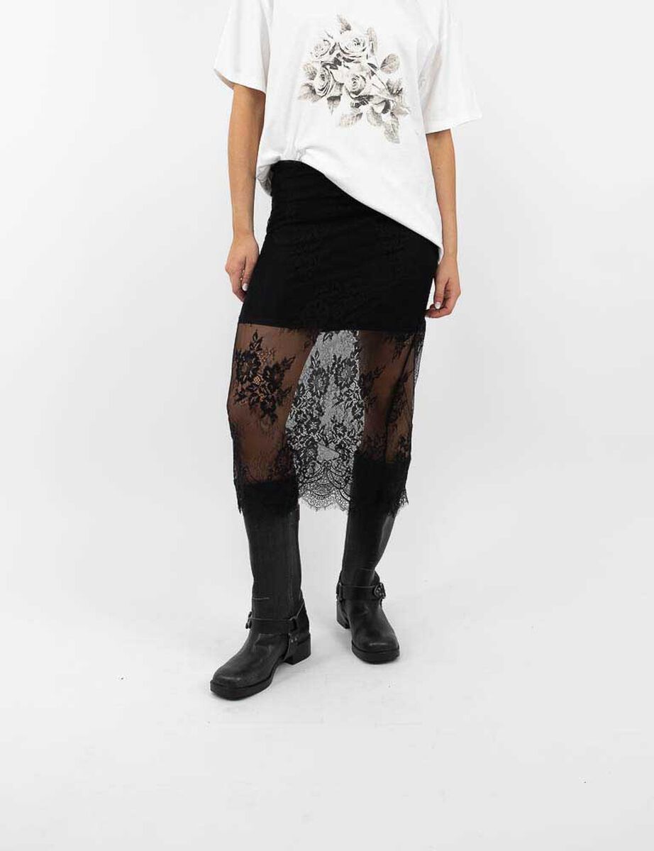 Falda Midi Slim Mujer Icono