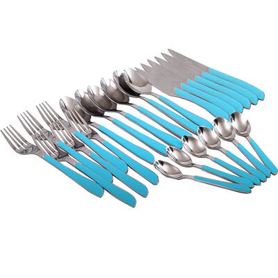 Imagen 1 del producto Juego de Cuchillería Doral Colorful 24 Piezas Azul