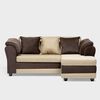 Sofá Seccional Almore Reversible 3 Cuerpos Beige