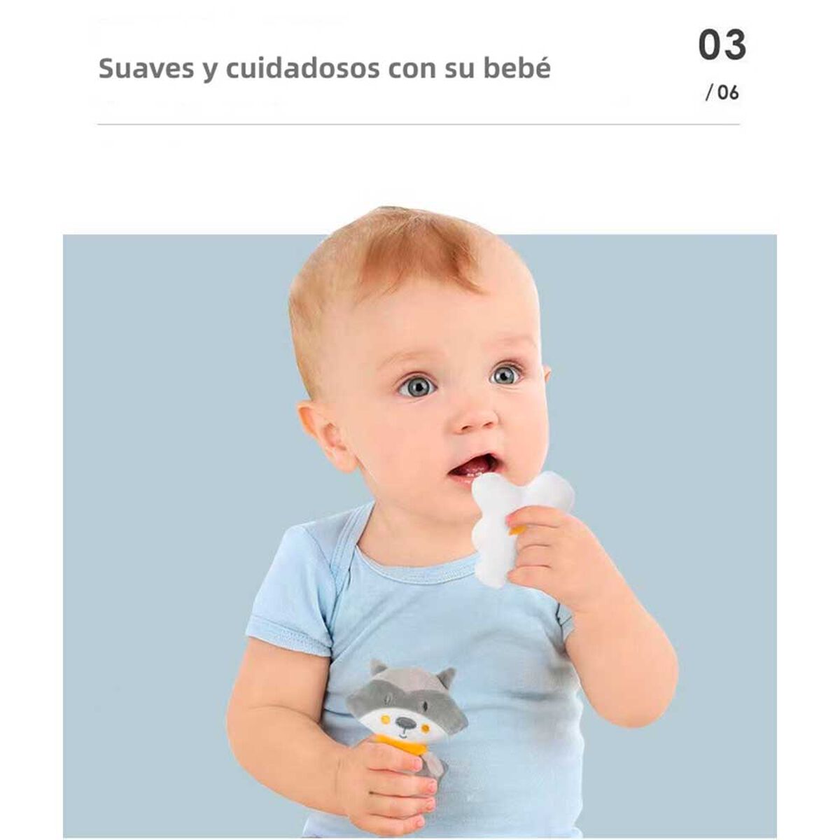 Móvil Musical 360° con Caja Lubabycas Mapache