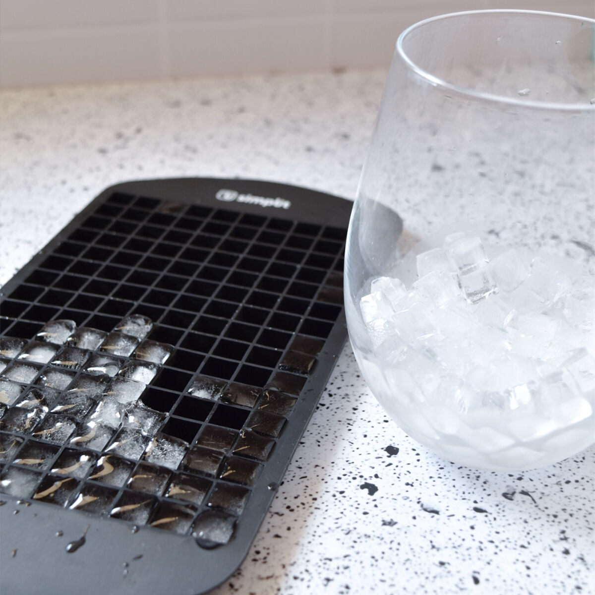 Set 3 Cubeta Hielo Distintos modelos Simplit Negro
