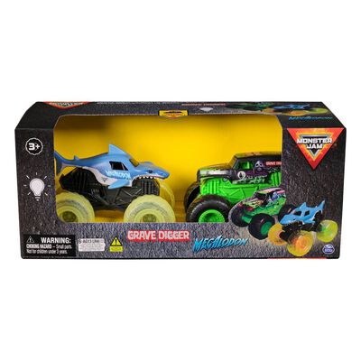 Pack 2 Monster Trucks con Luz Escala 1:43 Monster Jam