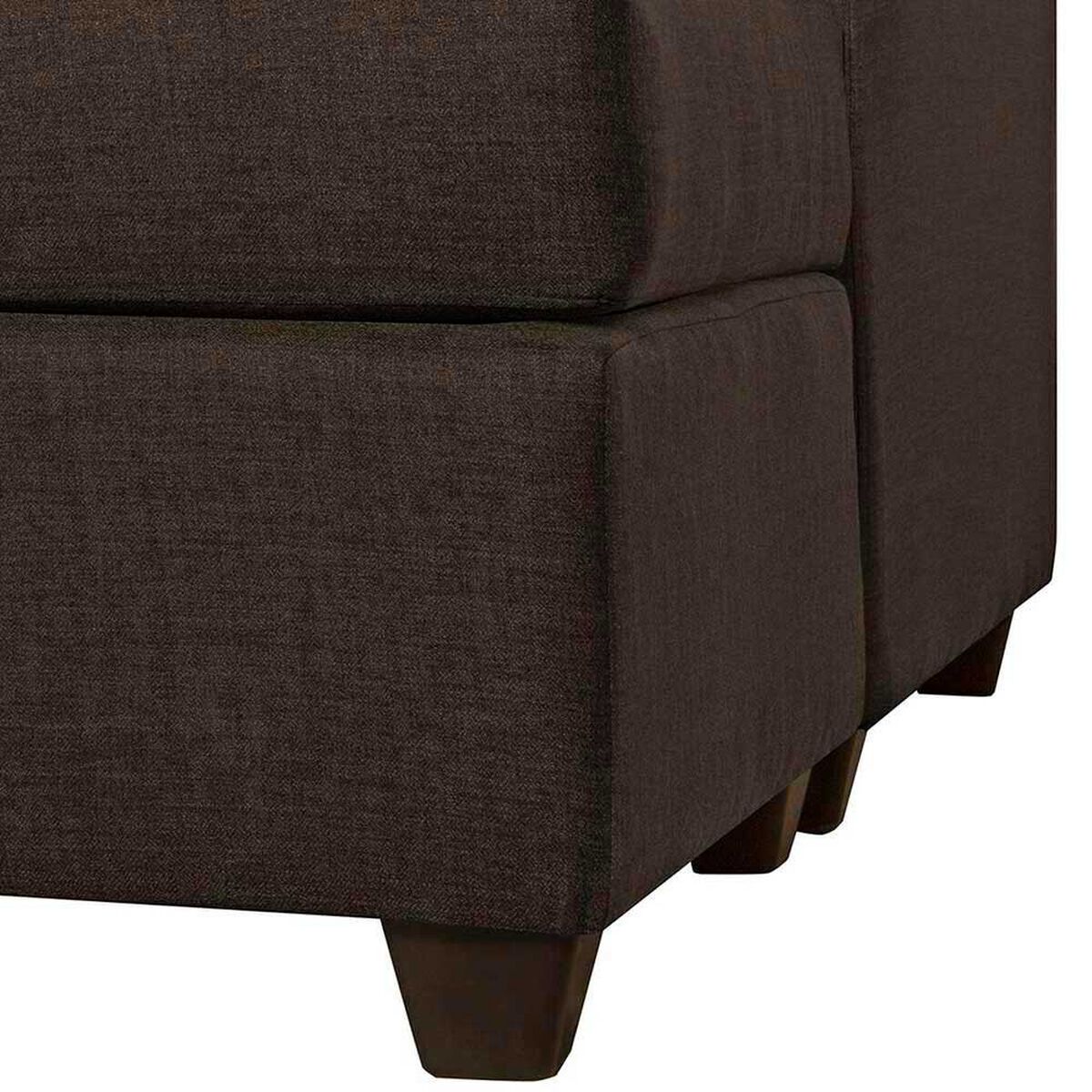 Sof&aacute; Seccional Black Factory Don Juan 4 Cuerpos Caf&eacute;