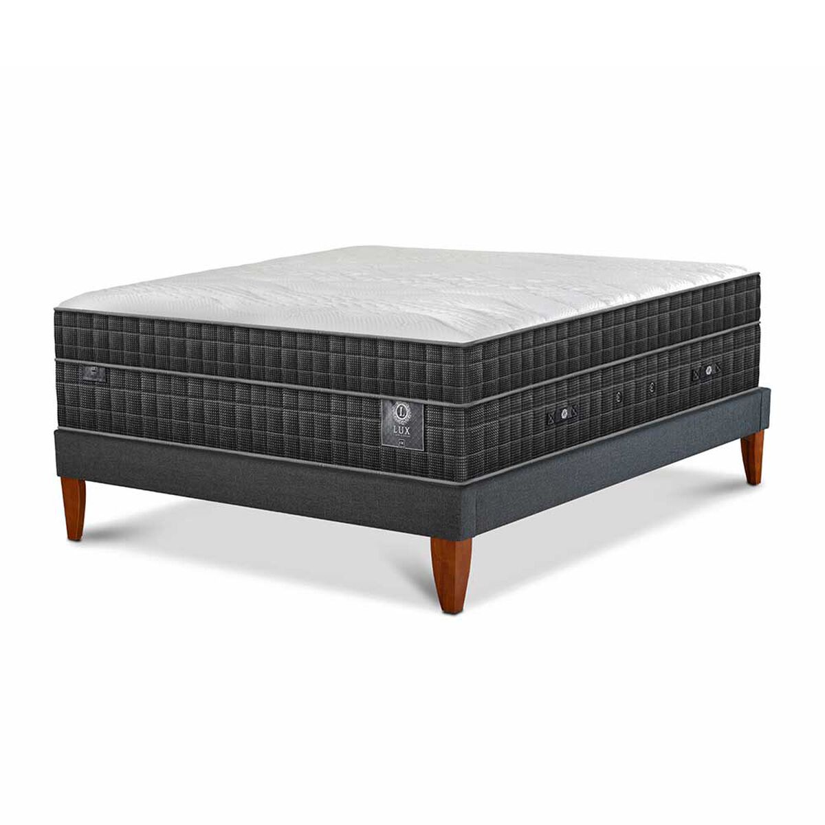 Cama Europea CIC 2 Plazas Curve Lux