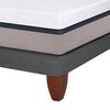 Cama Europea CIC Base Dividida 2 Plazas Balance + Mueble + Respaldo Eufrates
