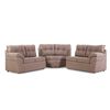 Sofá Seccional Modular Kea Roma 5 Cuerpos Tela Café