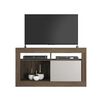 Rack TV Home Mobili Perry Hasta 50" Blanco Off Café