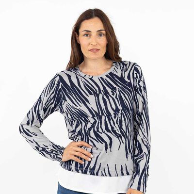 Sweater Mujer Portman Club Azul, Burdeo, Negro, Oliva, Rosado