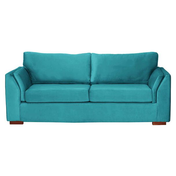 Sofá Cama Latam Home Milan 3 Cuerpos Turquesa
