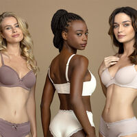 Pack 3 Sosten Copa C Intime Beige