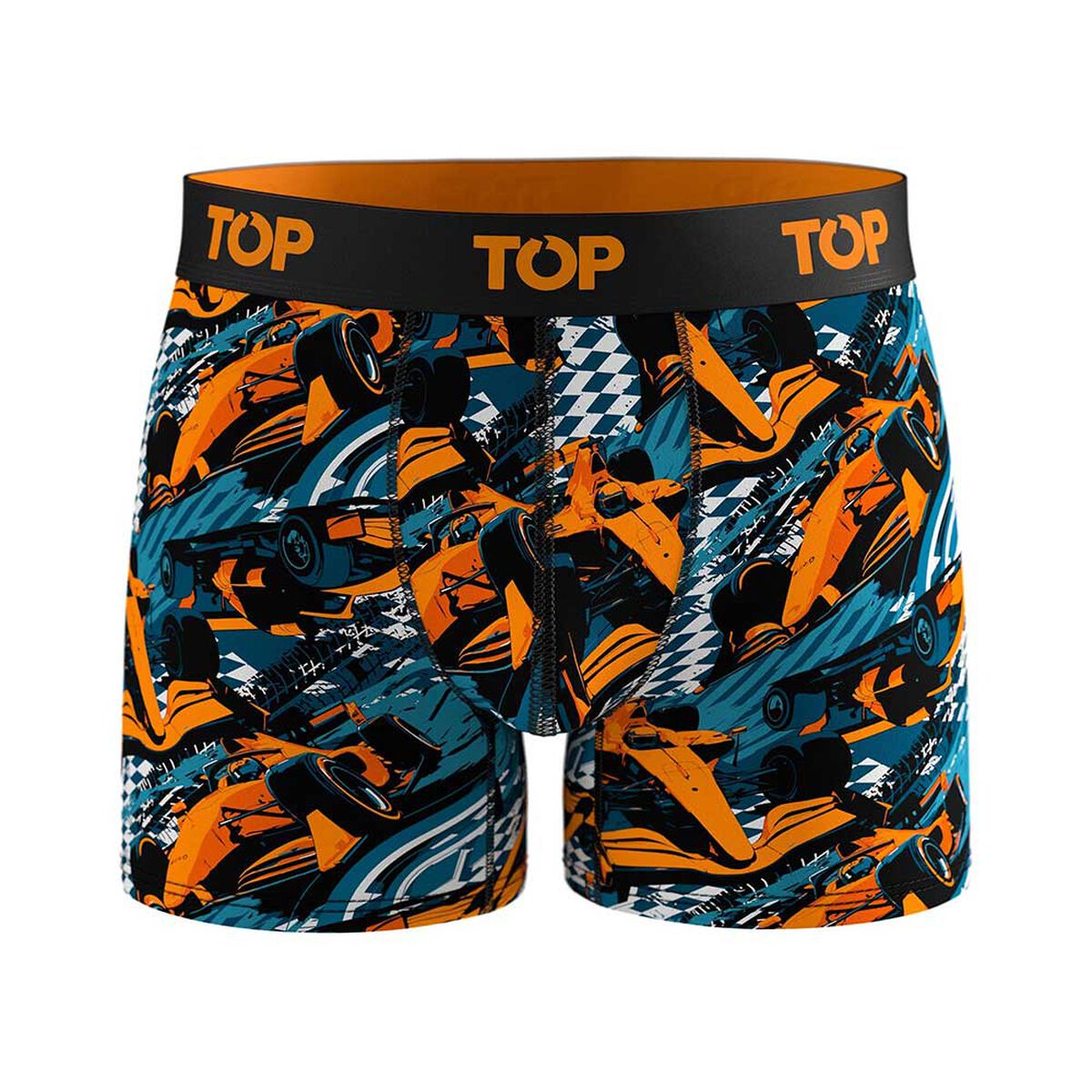 Pack 3 B&oacute;xer Medio Algod&oacute;n Motores Hombre Top