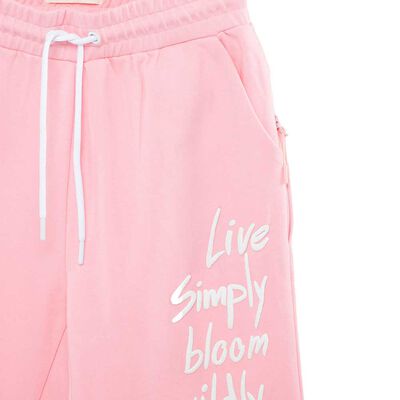 Imagen 2 del producto Pantalón Buzo de Algodón Niña Mila Rosado, Verde