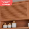 Modulo Aéreo Roca Macadamia 1 Puertas Canela