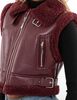 Chaqueta Crop Ecocuero Chiporro Sin Mangas Mujer Icono