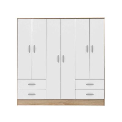 Imagen 1 del producto Clóset CIC Maipo Olmo Blanco 6 Puertas 4 Cajones