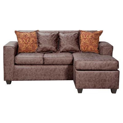 Imagen 2 del producto Sofá Seccional Black Factory Ezeiza 3 Cuerpos Chocolate