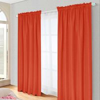 Combo Cortinas Doral Tabatha 220 x 140 cm Terracota