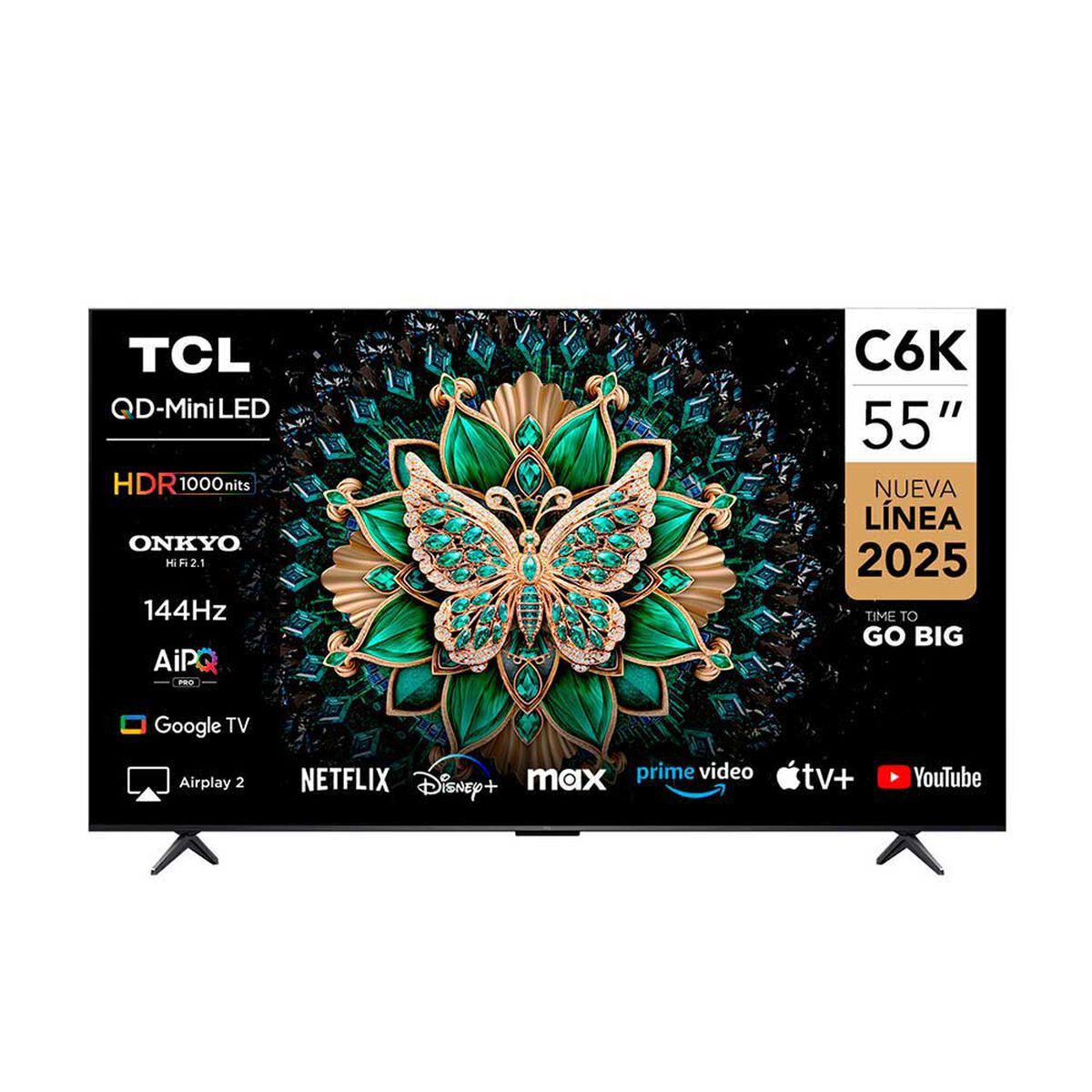 Mini LED 55" TCL C6K Smart TV 4K