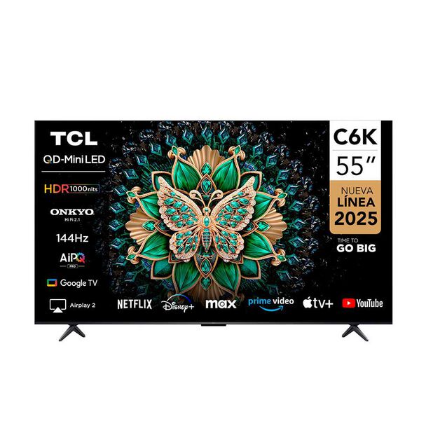 Mini LED 55"" TCL C6K Smart TV 4K