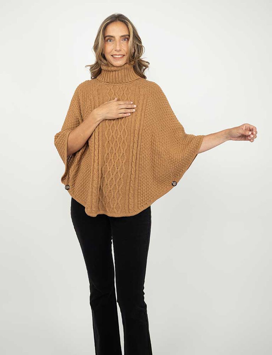 Sweater Poncho Mujer Portman Club