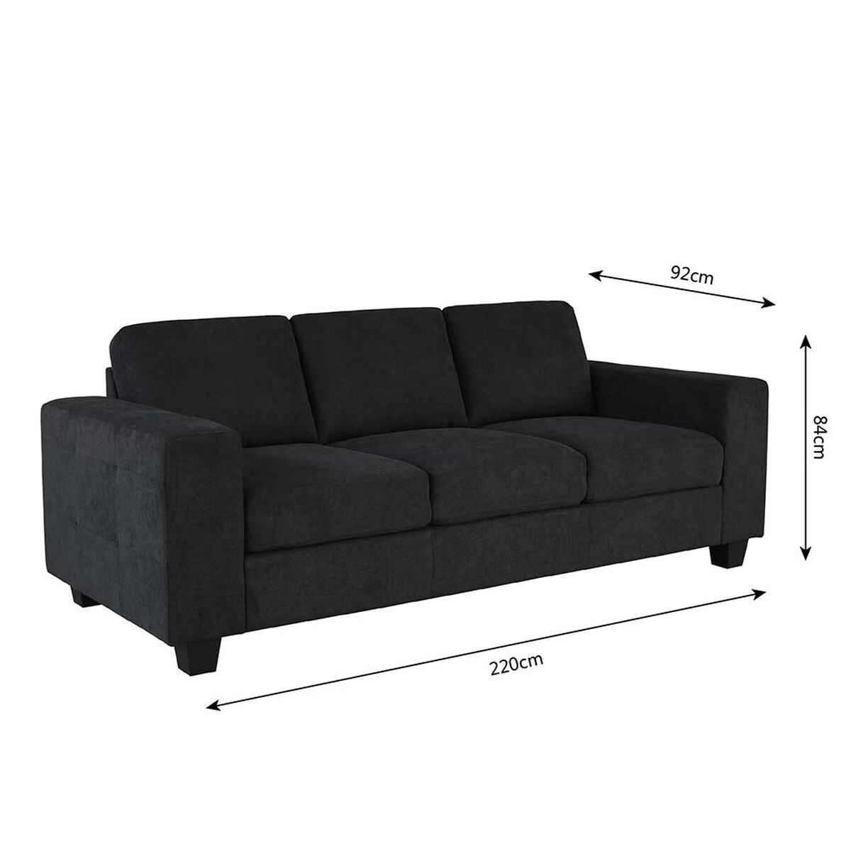 Sofá CIC Tamesis 3 Cuerpos Gris