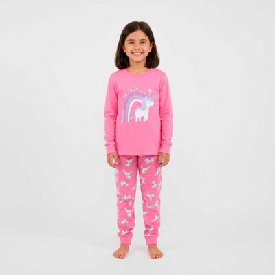 Imagen 1 del producto Pijama Niña Chess Rosado