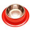 Plato Melamina Anti-hormigas Rojo Talla L Perro Mascan