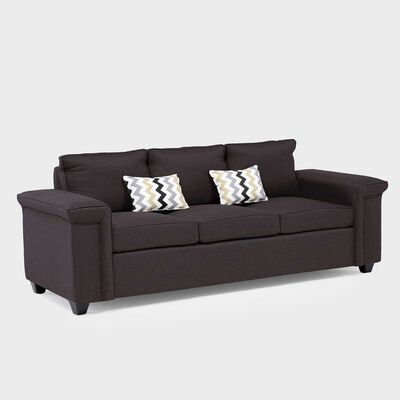 Imagen 2 del producto Juegos de Living Mons Sicilia Sofá 3 Cuerpos + Sofá 2 Cuerpos + Sillón 1 Cuerpo Chocolate