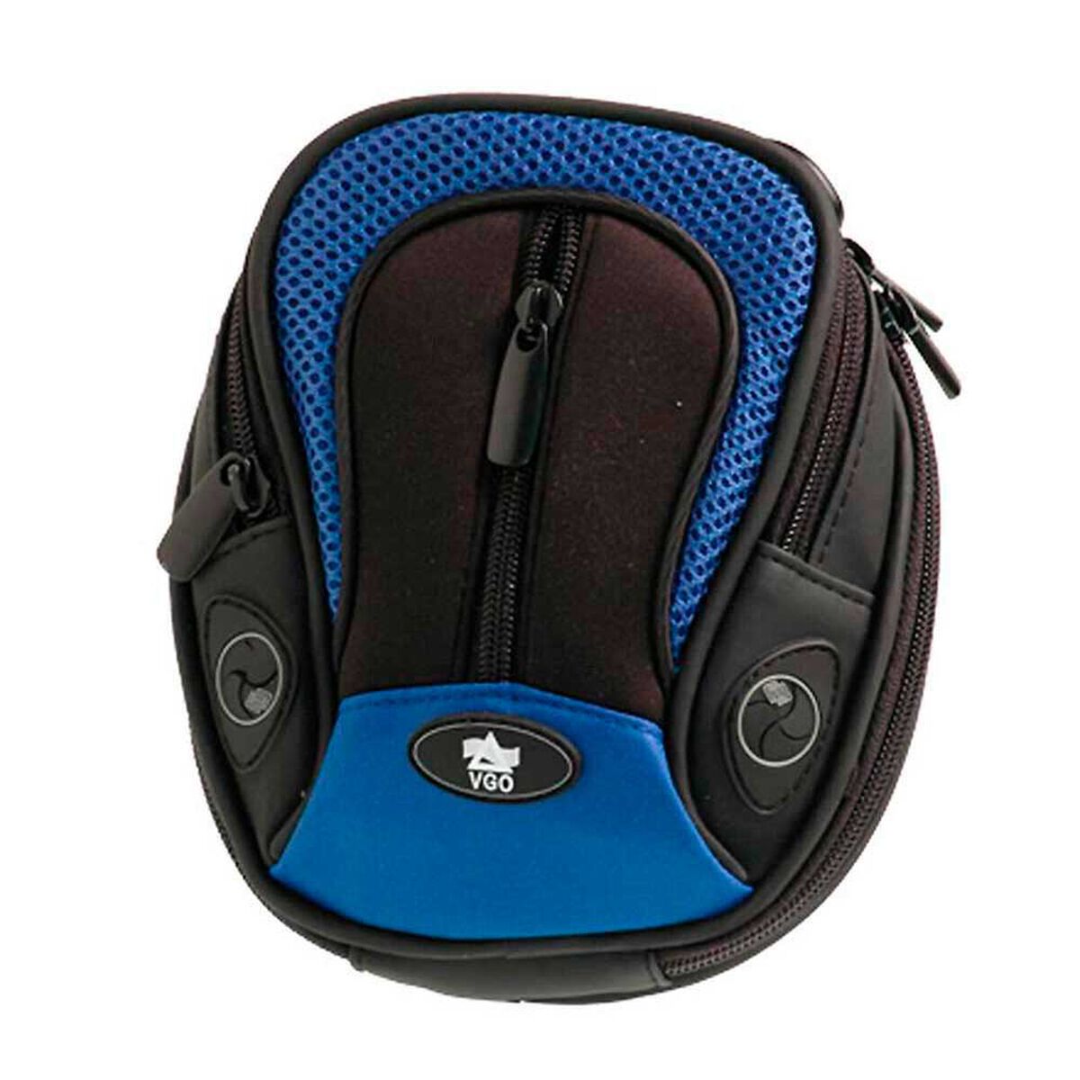 Porta CD Vin&iacute;lico Vgo 12 Cds Azul