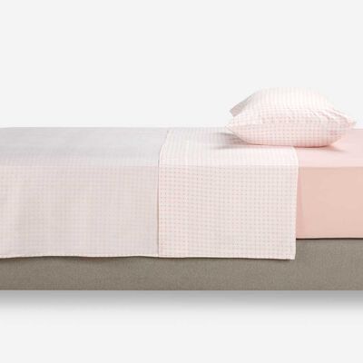 Juego de Sábanas Rosen 1,5 Plazas Grace Rosa