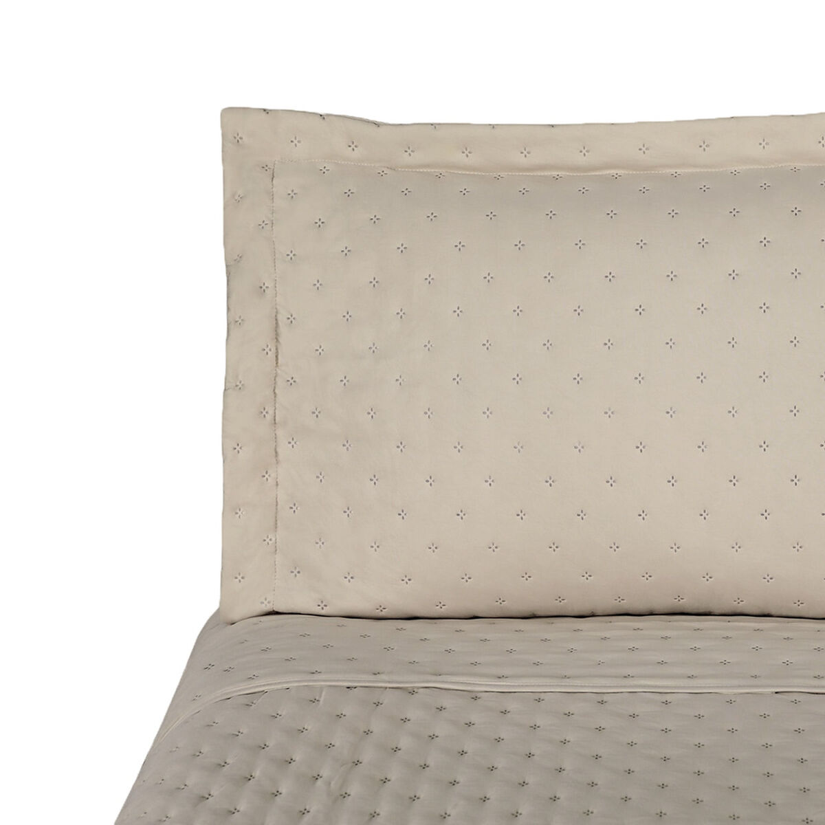 Quilt CIC King Taupe Microfibra