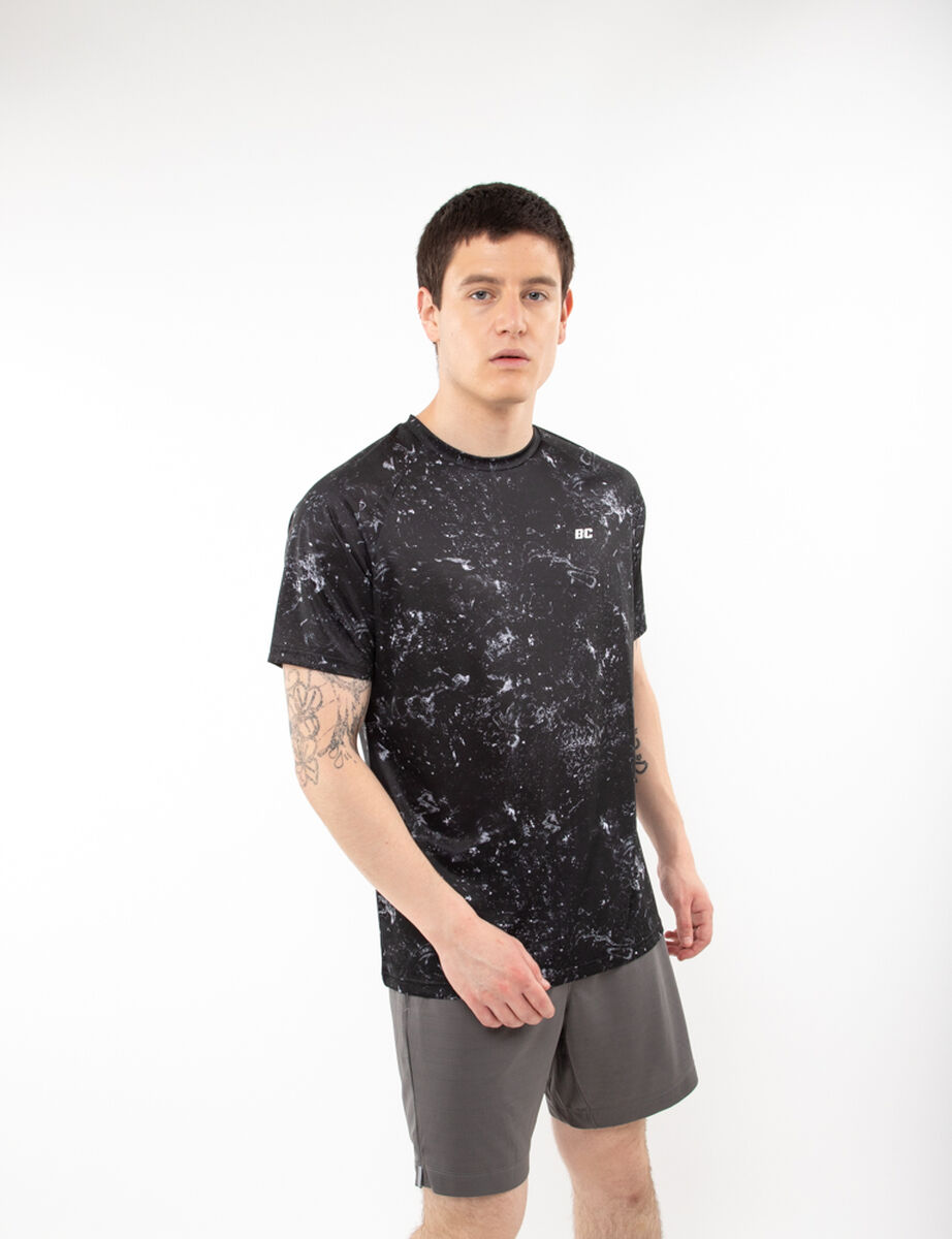 Polera Deportiva Hombre Black County