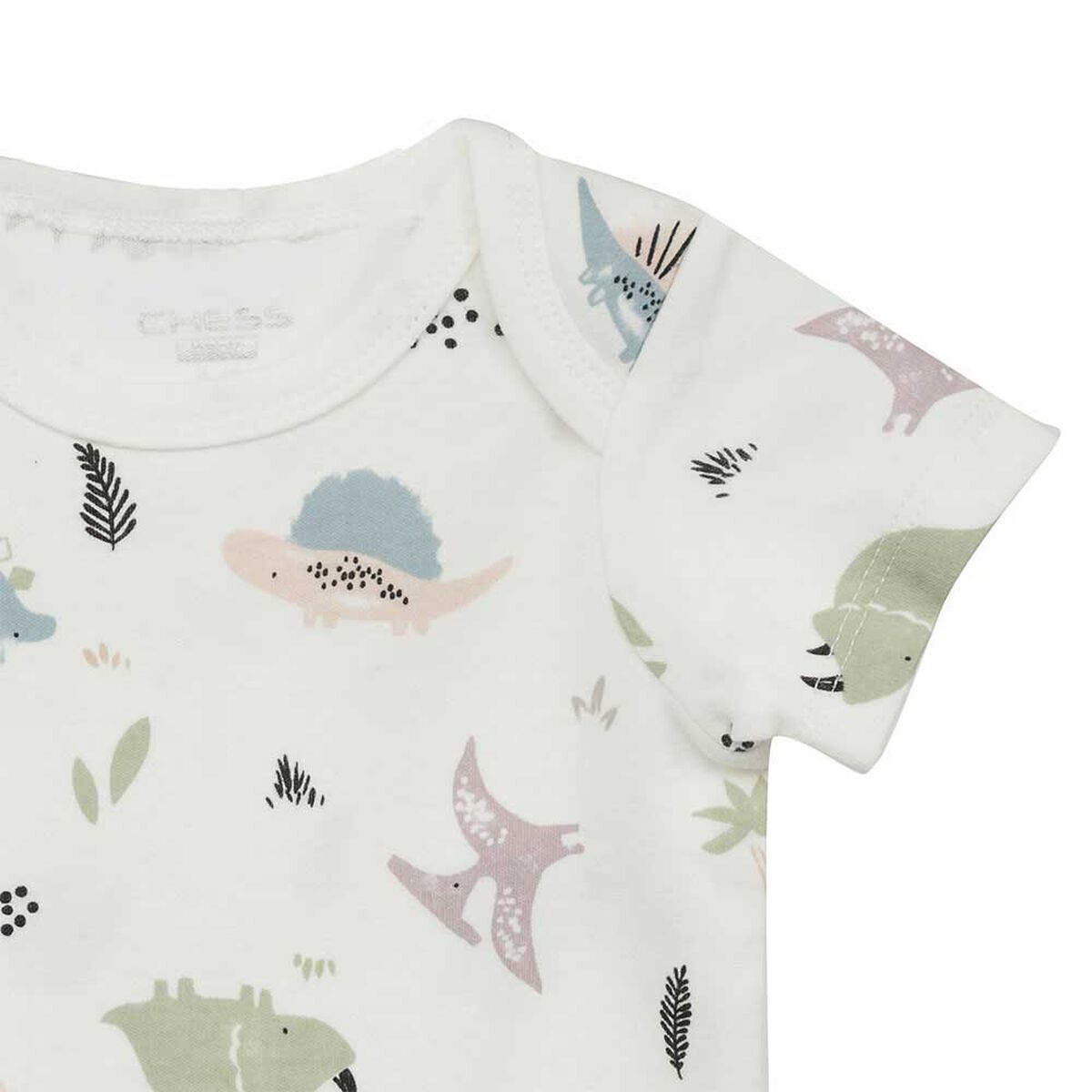 Pack 3 Body Manga Corta Bebo Chess Baby