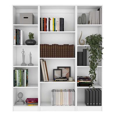 Imagen 2 del producto 2 Estantes 45 cm + Estante 4 Repisas TuHome Home Blanco