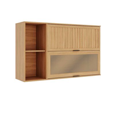 Mueble A&eacute;reo Cocina Roca Casta&ntilde;a 120 cm 2 Puertas Canela-Ceniza