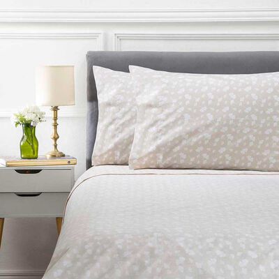 Juego de S&aacute;banas Dreams 180 Hilos 2 Plazas Blossom