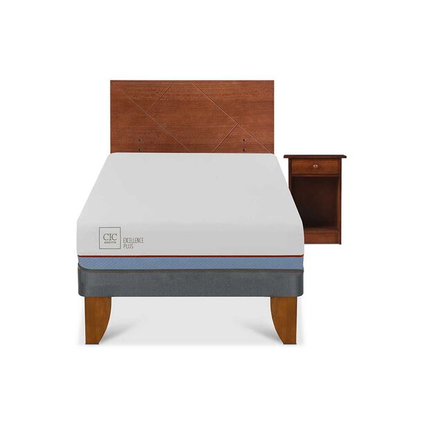 Cama Europea CIC 1,5 Plazas Excellence Plus New Villarrica