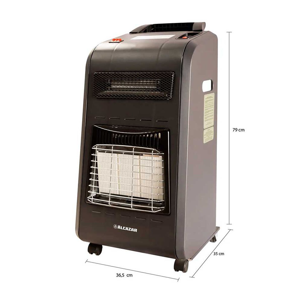 Estufa a Gas Alcazar Kaly 11 Gris