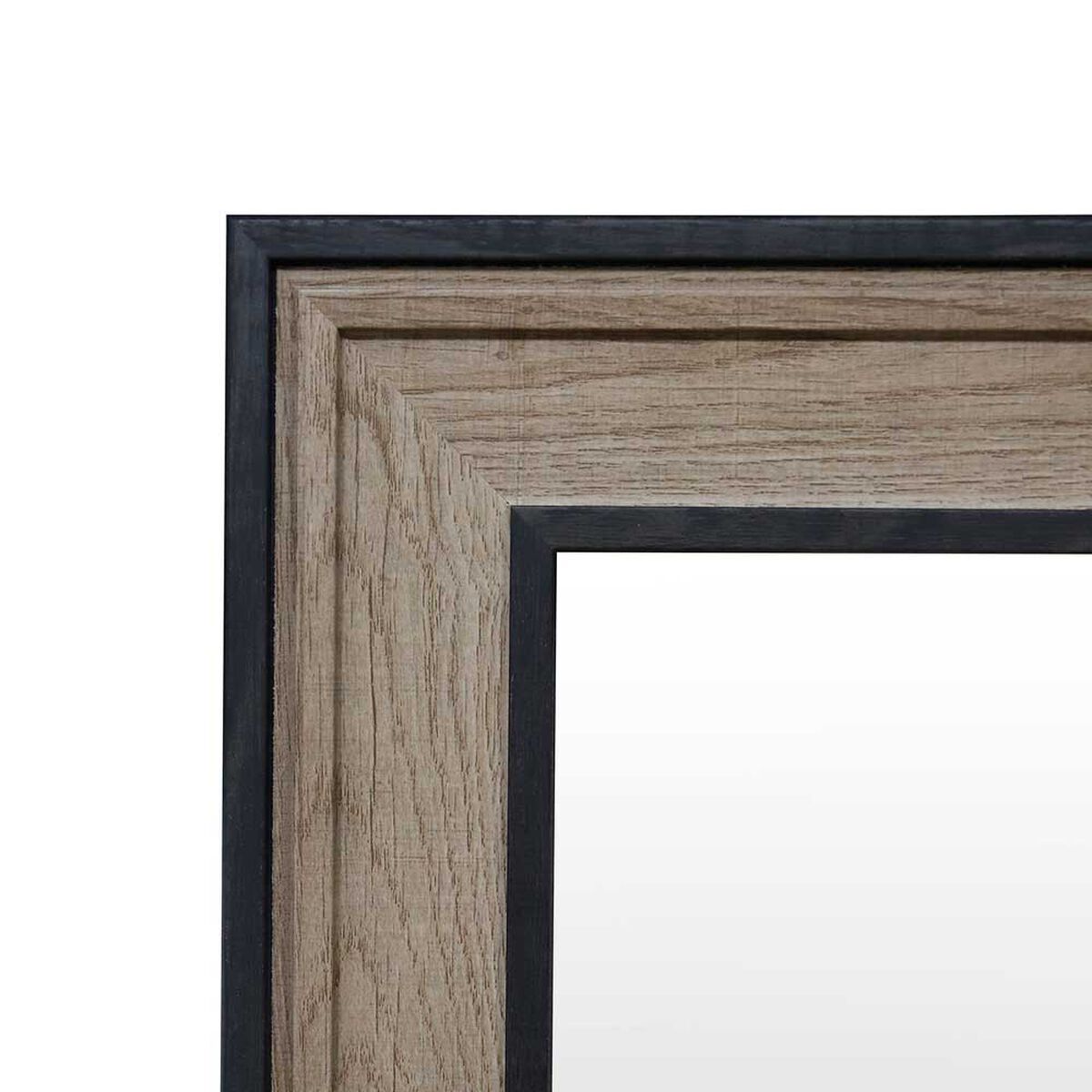 Espejo de Pared Doral 55X120 cm Caf&eacute;-Negro