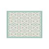 Alfombra Davanti Flor Hindu Turquesa 140 x180 Flor Hindu Turquesa