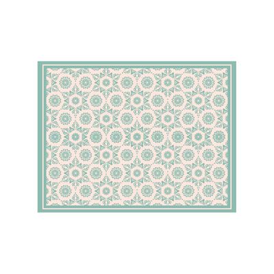 Alfombra Davanti Flor Hindu Turquesa 140 x180 Flor Hindu Turquesa